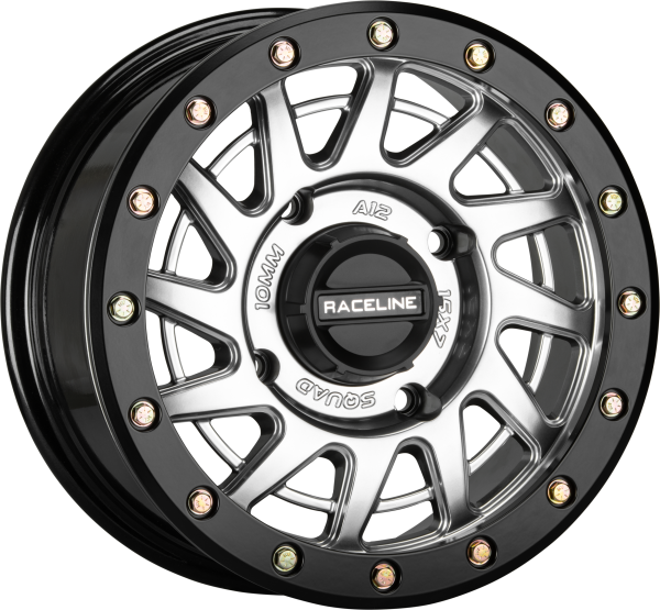 RACELINE - SQUAD BDLK WHEEL 15X7 4/137 5+2(+10MM) HYPER SILVER - Image 1