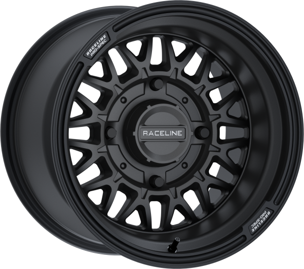 RACELINE - RACELINE OMEGA 15X10 4/137 5+5 (0MM) SATIN BLACK - Image 1