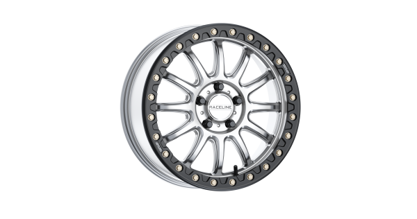 RACELINE - ALPHA BDLK 17X7 5/4.5 (+25MM) SILVER/BLK - Image 1