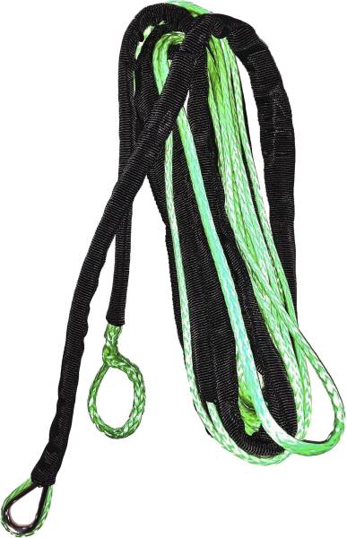 OPEN TRAIL - SYNTHETIC WINCH ROPE 3/16" DIAMETER X 50 FT. GREEN - Image 1