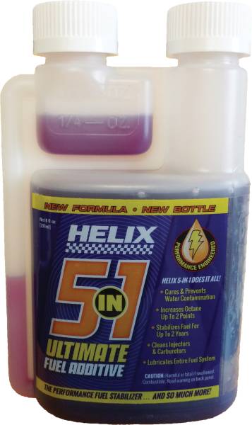 HELIX - 5 IN 1 FUEL ADDITIVE 1 - 8 OZ. BOTTLE - Image 1