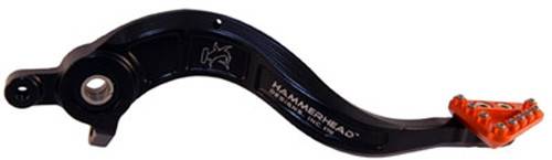 HAMMERHEAD - REAR BRAKE LEVER BLK/ORG - Image 1