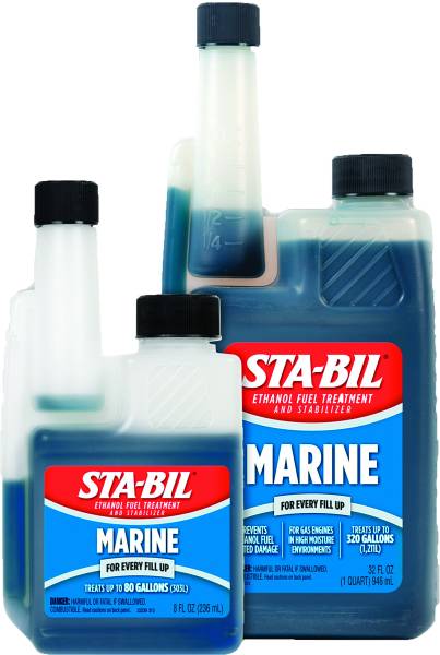 STA-BIL - MARINE ETHANOL FUEL TREATMENT AND STABILIZER 8OZ - Image 1