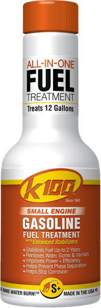 K100 - GAS TREATMENT SMALL ENGINE 8 OZ - Image 1