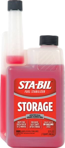 STA-BIL - FUEL STABILIZER 32OZ 6/CASE - Image 1