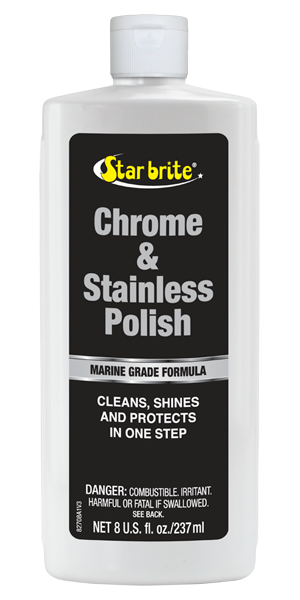 STAR BRITE - CHROME & STAINLESS POLISH 8 OZ 12/CASE - Image 1