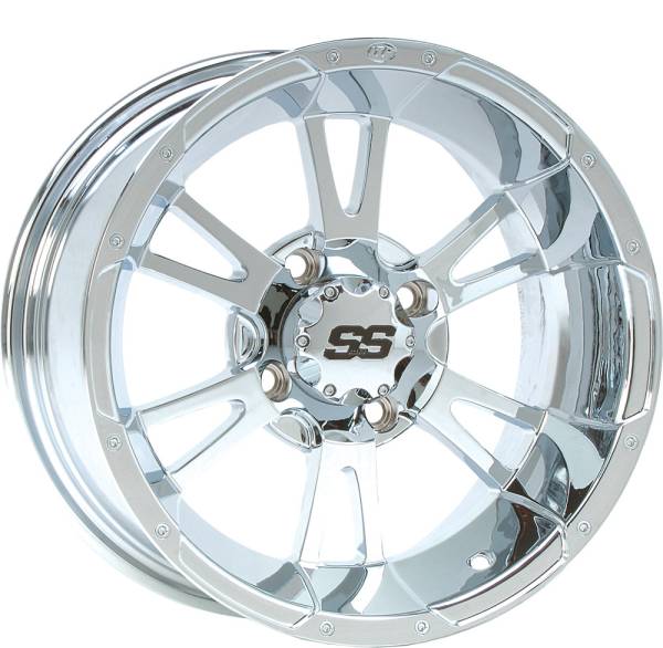 ITP - SS112 ALLOY WHEEL CHROME 12X7 4/110 2+5 - Image 1