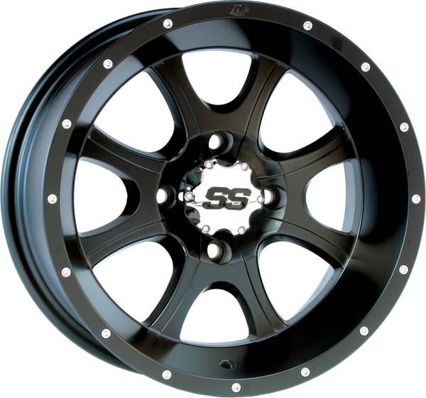 ITP - SS108 ALLOY WHEEL MATTE BLACK 12X7 4/115 5+2 - Image 1