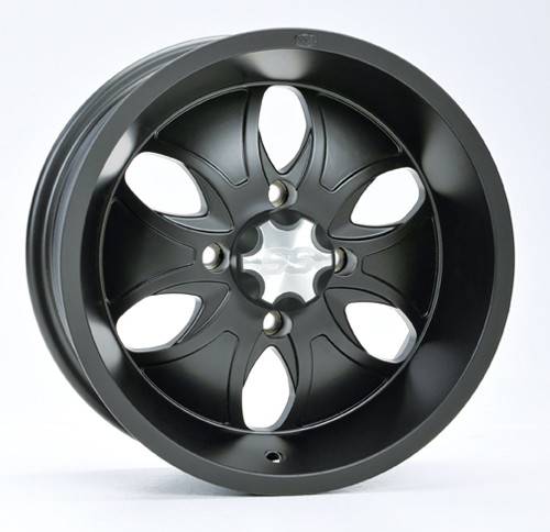 ITP - SYSTEM 6 ALLOY WHEEL MATTE BLA CK 14X7 4/110 5+2 - Image 1