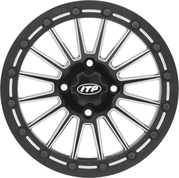 ITP - BDLK 15X7 4/137 5+2 BLK/MIL - Image 1