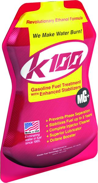 K100 - FUEL TREATMENT GASOLINE W/ENHANCED STABILIZER 2.5OZ - Image 1