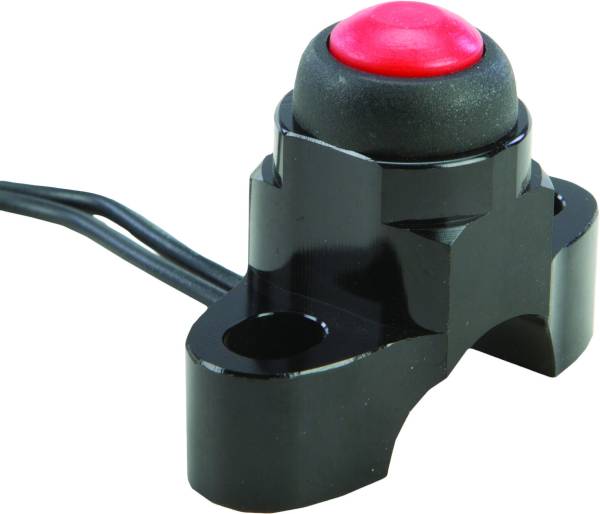 FLY RACING - BILLET SPACESAVER PERCH MOUNT KILL SWITCH BLACK - Image 1