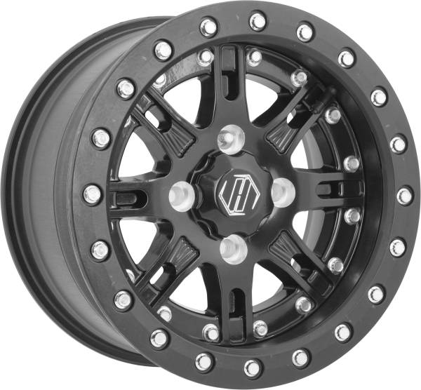 HIPER - DESERT RAT WHEEL BLACK 14X6 4/137 4+2 - Image 1