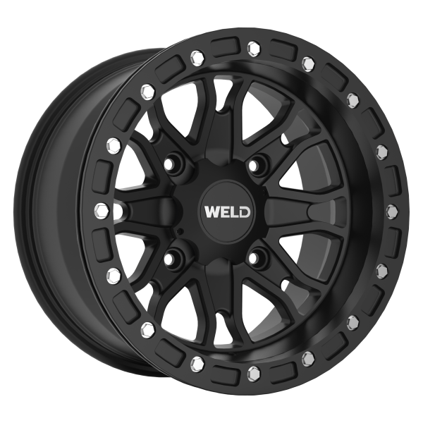 WELD WHEELS - RAPTOR BEADLOCK SATIN BLK 14X8 4+4 4X137 - Image 1