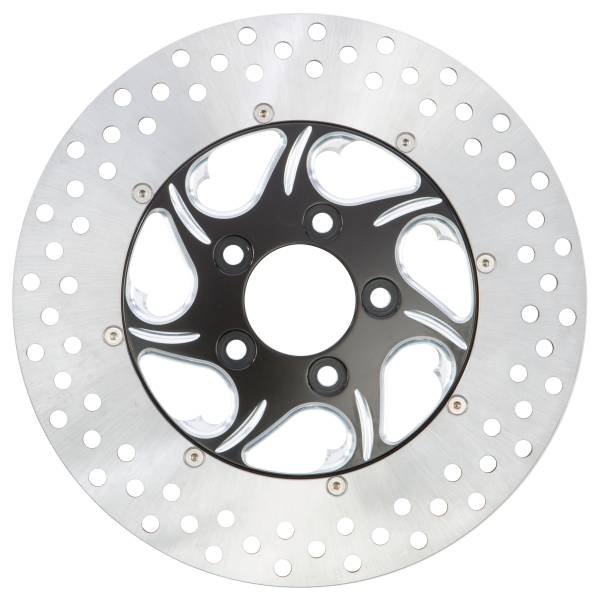 HARDDRIVE - 2PC REAR LEFT FLOW DISC BLACK 11.5" - Image 1