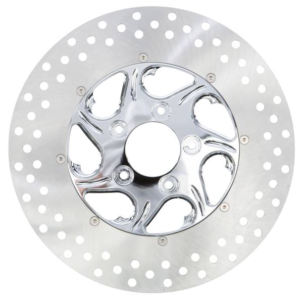 HARDDRIVE - 2PC REAR RIGHT FLOW DISC CHROME 11.8" - Image 1