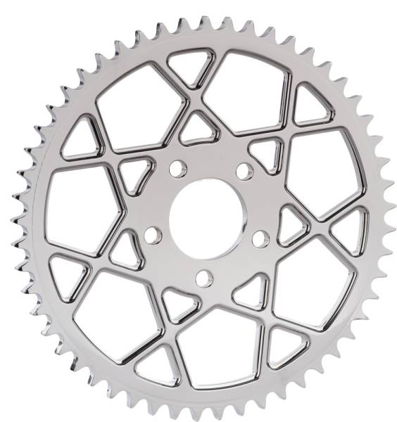 LYNDALL BRAKES - SPROCKET 51T TT TRACKER CHROME - Image 1