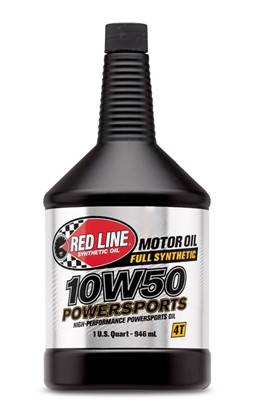 RED LINE - REDLINE 10W50 QT POWERSPORTS - Image 1