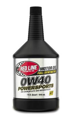 RED LINE - REDLINE 0W40 QT POWERSPORTS - Image 1