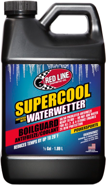 RED LINE - SUPERCOOL BOILGUARD 64 OZ POWERSPORTS ANTIFREEZE - Image 1