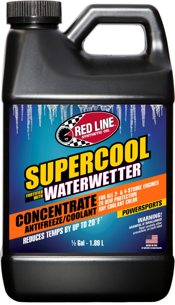 RED LINE - SUPERCOOL CONCENTRATE 64 OZ POWERSPORTS ANTIFREEZE - Image 1