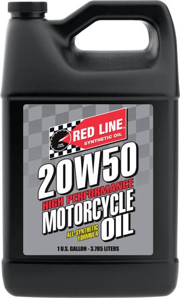 RED LINE - 4T MOTOR OIL 20W-50 1GAL - Image 1