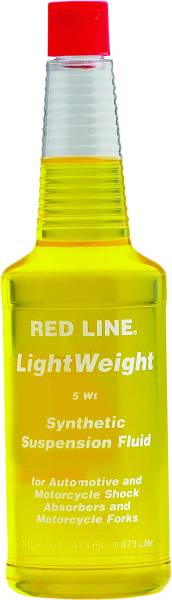 RED LINE - SYNTHETIC SUSPENSION FLUID 5W 16OZ - Image 1