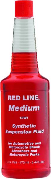 RED LINE - SYNTHETIC SUSPENSION FLUID 10W 16OZ - Image 1