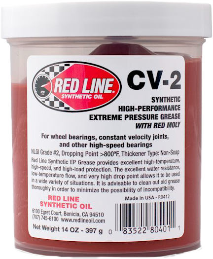 RED LINE - CV-2 GREASE W/MOLY 14OZ JAR - Image 1