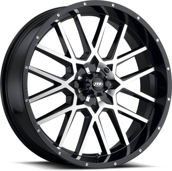 ITP - HURRICANE BLACK/MACHINED 18X6.5 4/156 4 + 2.5 (+10MM) - Image 1