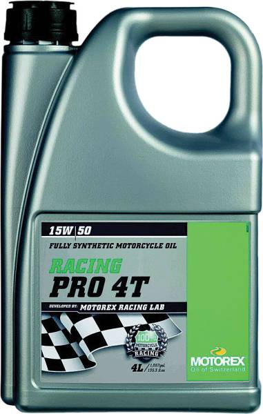 MOTOREX - RACING PRO 4T 15W50 (4 LITERS) - Image 1