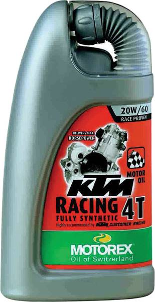 MOTOREX - KTM RACING 4T 20W60 (4 LITERS) - Image 1