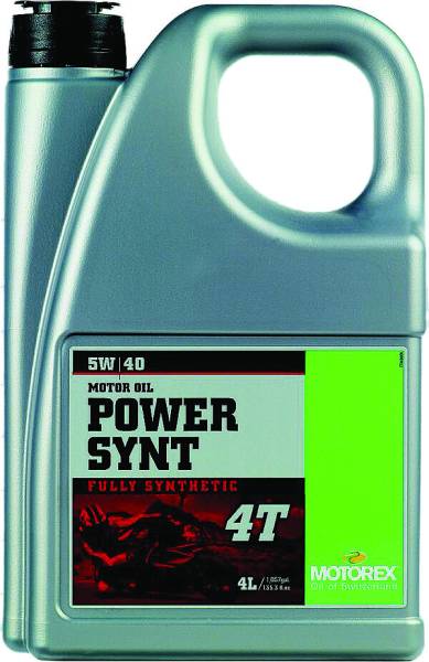 MOTOREX - POWER SYNTHETIC 4T 5W40 (4 LITERS) - Image 1