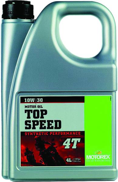 MOTOREX - TOP SPEED 4T 10W30 (4 LITERS) - Image 1