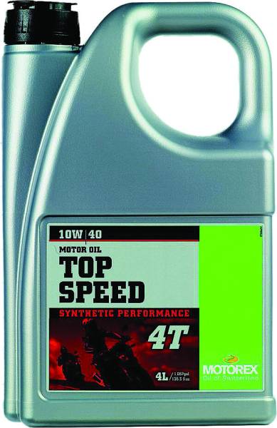 MOTOREX - TOP SPEED 4T 10W40 (4 LITERS) - Image 1