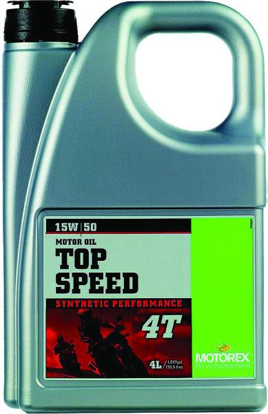 MOTOREX - TOP SPEED 4T 15W50 (4 LITERS) - Image 1