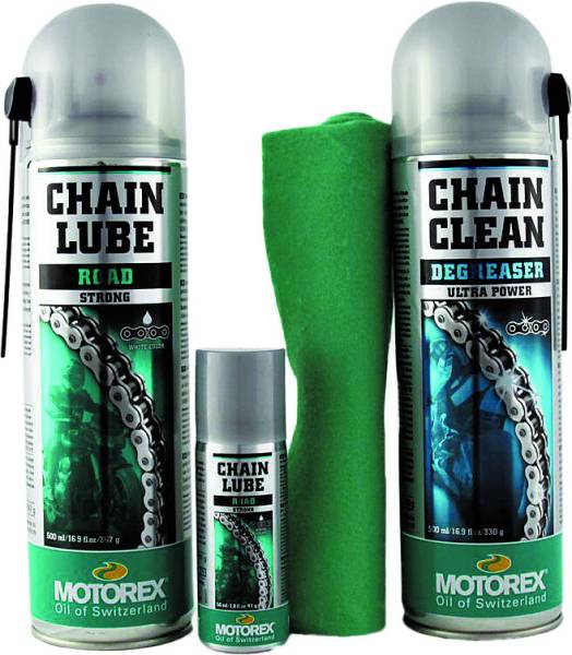 MOTOREX - ROAD STRONG CHAIN LUBE CLEAN CARE KIT - Image 1