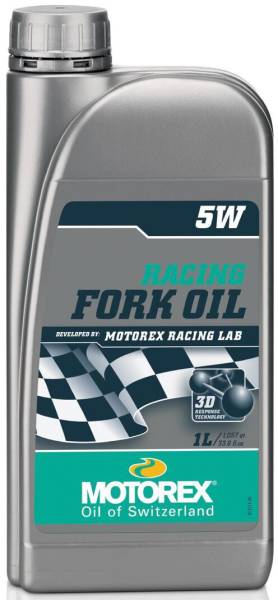 MOTOREX - LOW FRICTION RACING FORK OIL 5W 1 LT - Image 1