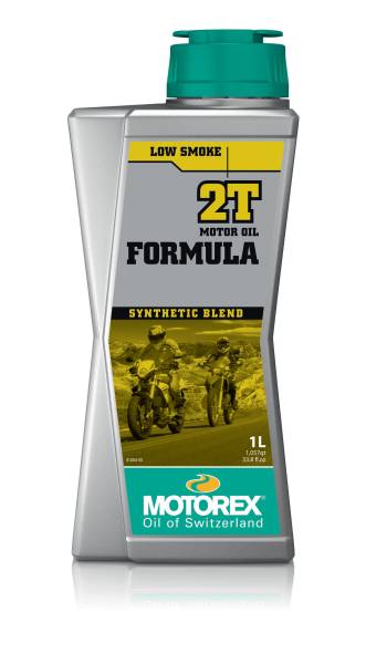 MOTOREX - FORMULA 2T SYNTH BLEND 1LT 10/CASE - Image 1