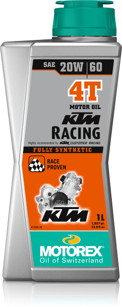 MOTOREX - KTM RACING 4T 20W60 1LT 10/CASE - Image 1