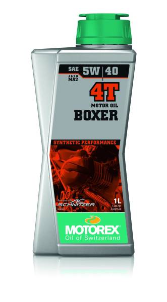 MOTOREX - BOXER 4T SAE 5W40 1LT 10/CASE - Image 1