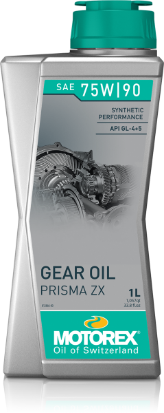 MOTOREX - PRISMA ZX GEAR OIL 75W90 1 LITER 10/CASE - Image 1