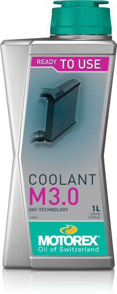 MOTOREX - COOLANT M3.0 READY TO USE 1LT 10/CASE - Image 1