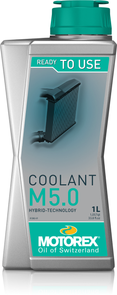 MOTOREX - COOLANT M5.0 READY TO USE 1LT 10/CASE - Image 1