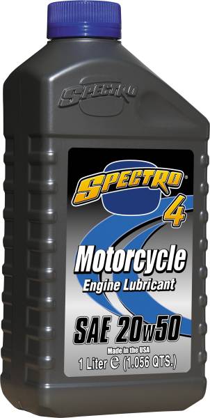 SPECTRO - PREMIUM M/C PETROLEUM 4T 20W50 1 LT - Image 1