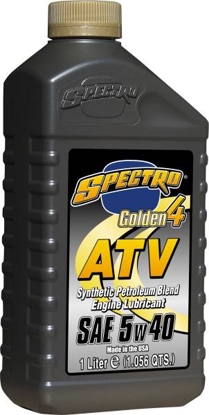 SPECTRO - GOLDEN ATV/UTV/SNO 4T 5W40 1 LT - Image 1