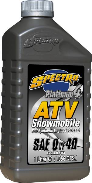 SPECTRO - PLATINUM ATV/UTV/ SNO 4T 0W40 1 LT - Image 1