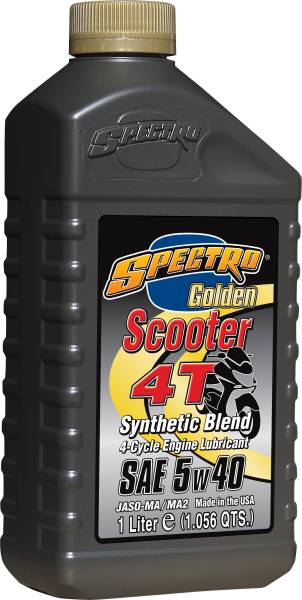 SPECTRO - GOLDEN SCOOTER SEMI-SYN 4T 5W40 1 LT - Image 1