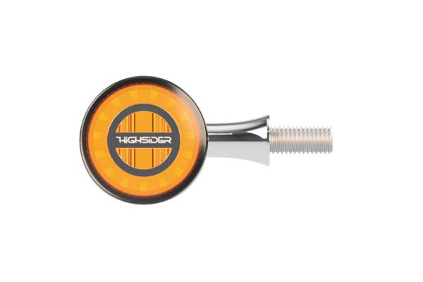 HIGHSIDER - ROCKET BULLET TURN SIGNALS LED CHROME - Image 1