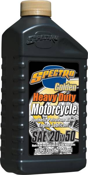 SPECTRO - GOLDEN M/C SEMI-SYN HD 20W50 1 QT - Image 1